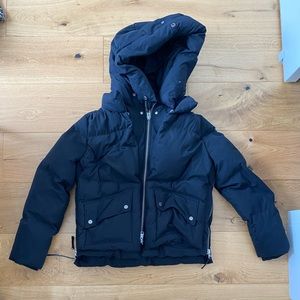 black all saint coat